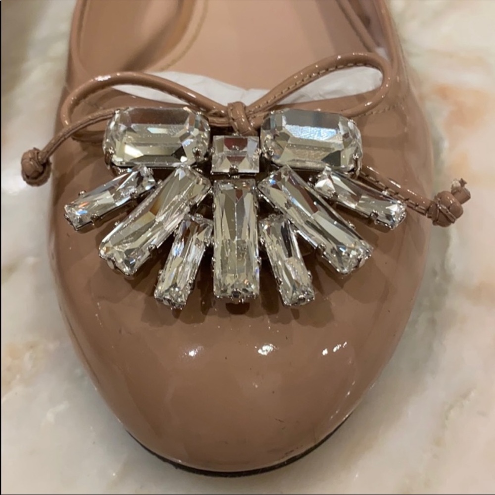 MIU MIU ballerina flats with jewels size 40 Made in Italy - Picture 10 of 16